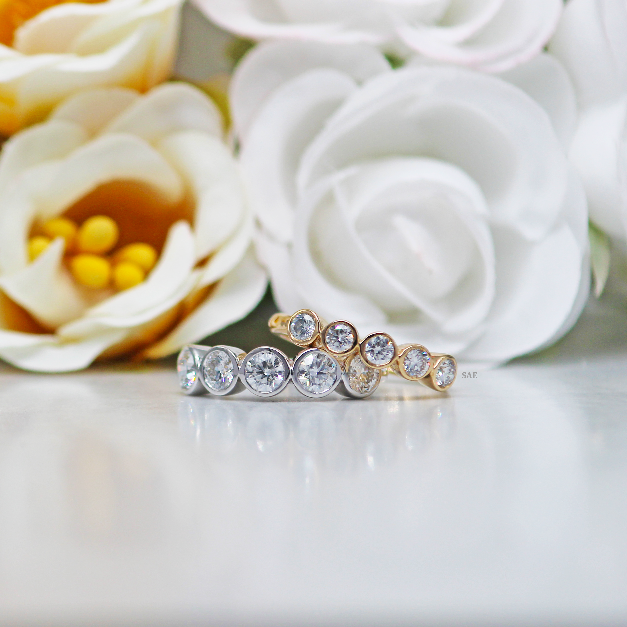 Bezel Set Diamond Band
Half Diamond Eternity Band
Round Diamond Band
Bezel Round Lab Diamond Band
Stackable Band
Five Stone Ring
Matching ring
Diamond Wedding Band
Lab Grown Diamond Band
Engagement Band
Lab Grown Diamond Ring
Round Diamond Eternity Band
Eternity Ring