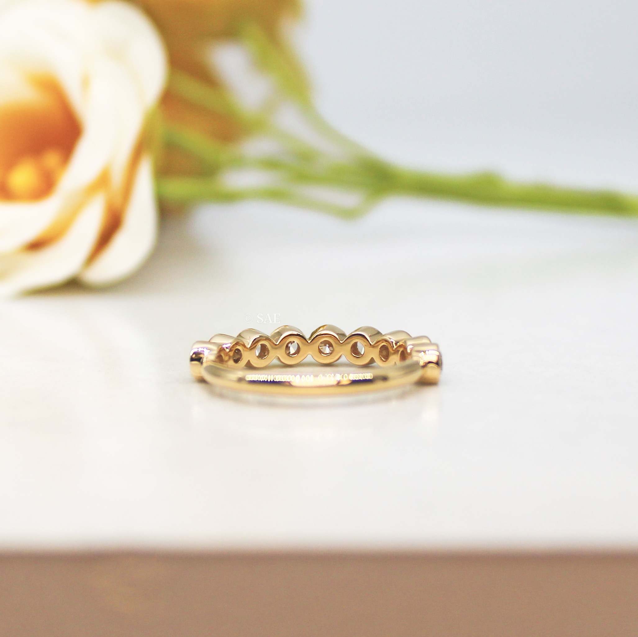 Bezel Set Diamond Band
Half Diamond Eternity Band
Round Diamond Band
Bezel Round Lab Diamond Band
Stackable Band
Gold Band
Matching ring
Diamond Wedding Band
Lab Grown Diamond Band
Engagement Band
Lab Grown Diamond Ring
Round Diamond Eternity Band
Eternity Ring