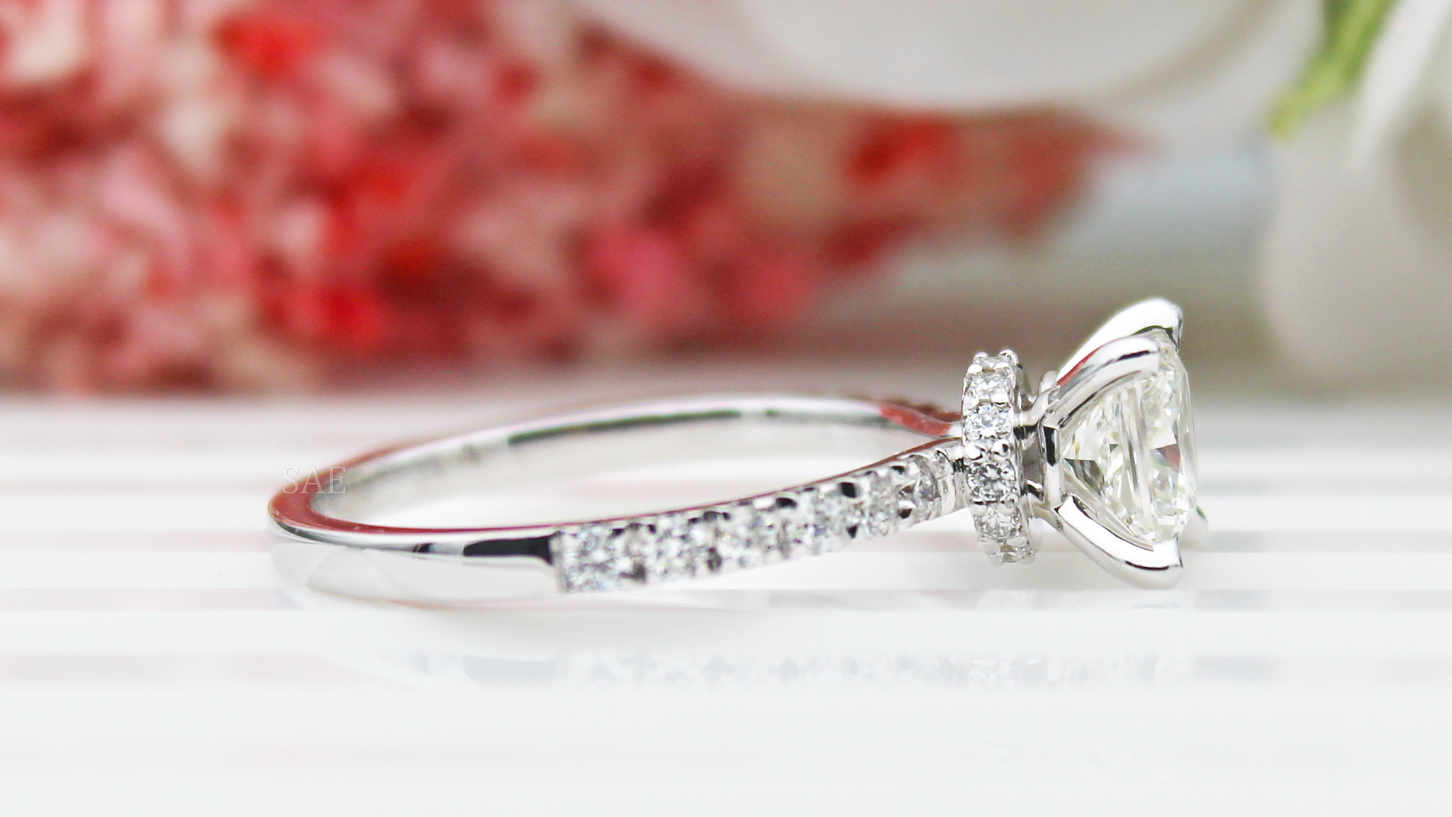 1.00 to 3.00 Carat Center IGI Certified Princess Lab Grown Diamond Ring Lab Princess Diamond Ring Princess Ring Princess Engagement Ring