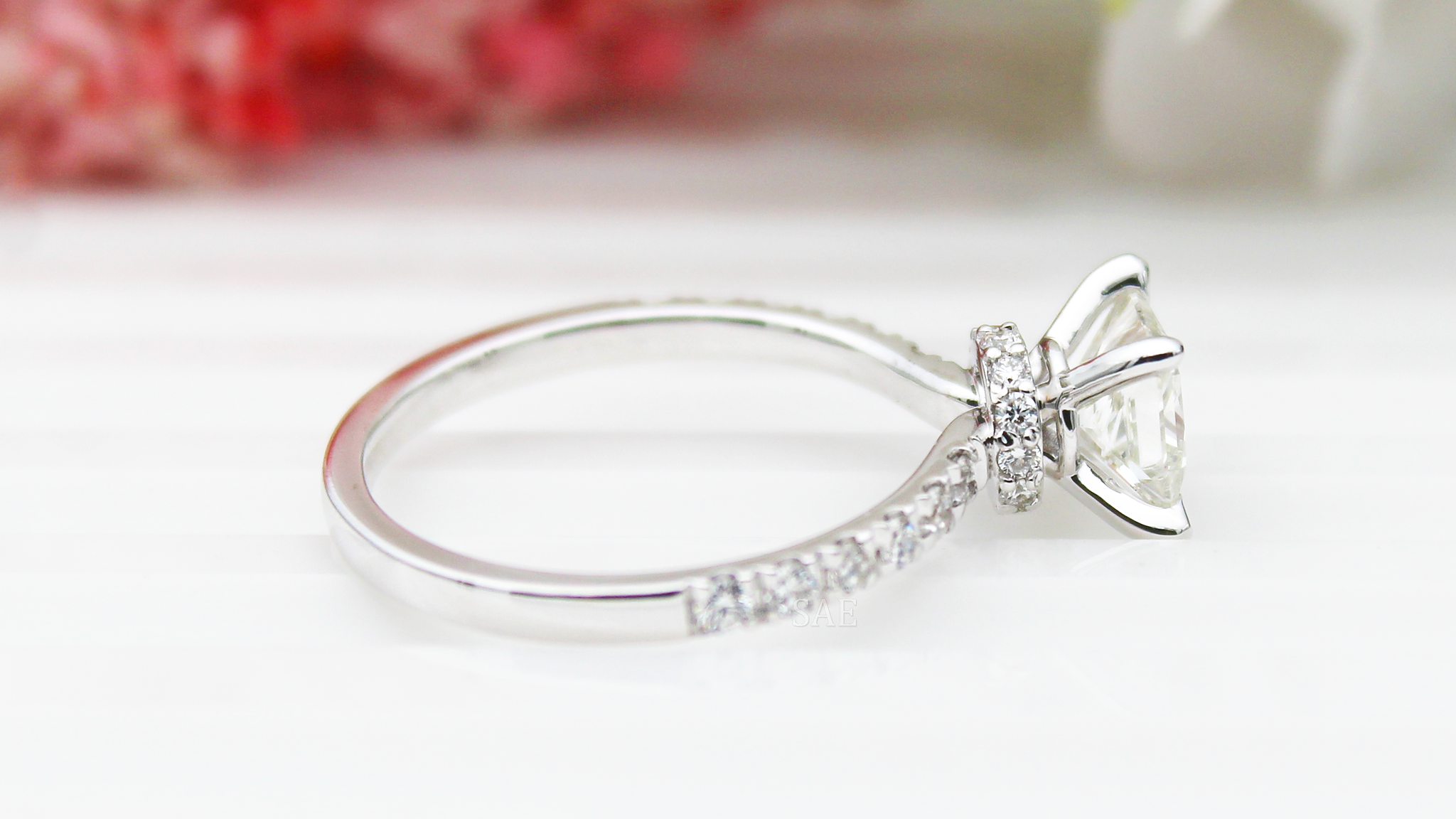 1.00 to 3.00 Carat Center IGI Certified Princess Lab Grown Diamond Ring Lab Princess Diamond Ring Princess Ring Princess Engagement Ring