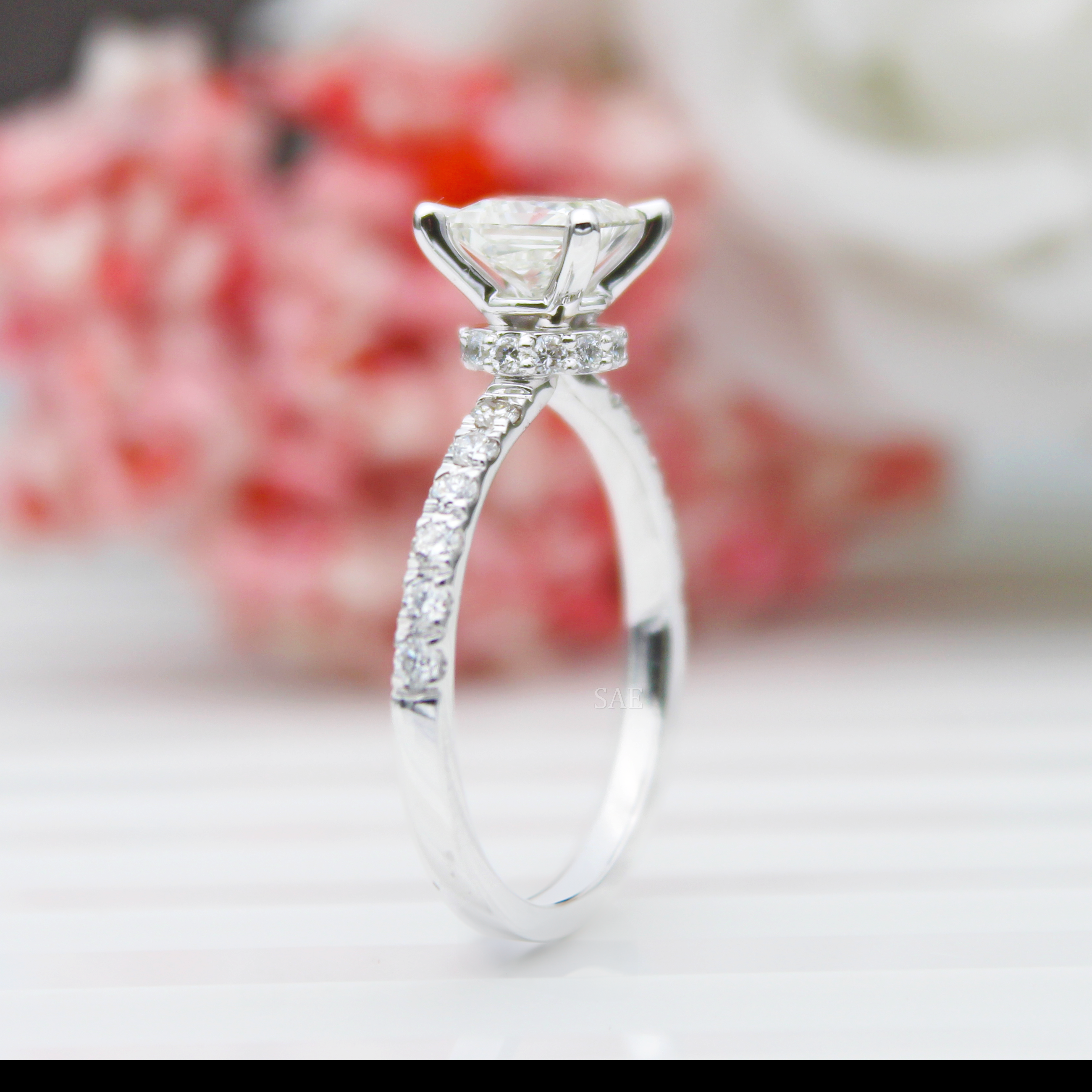1.00 to 3.00 Carat Center IGI Certified Princess Lab Grown Diamond Ring Lab Princess Diamond Ring Princess Ring Princess Engagement Ring