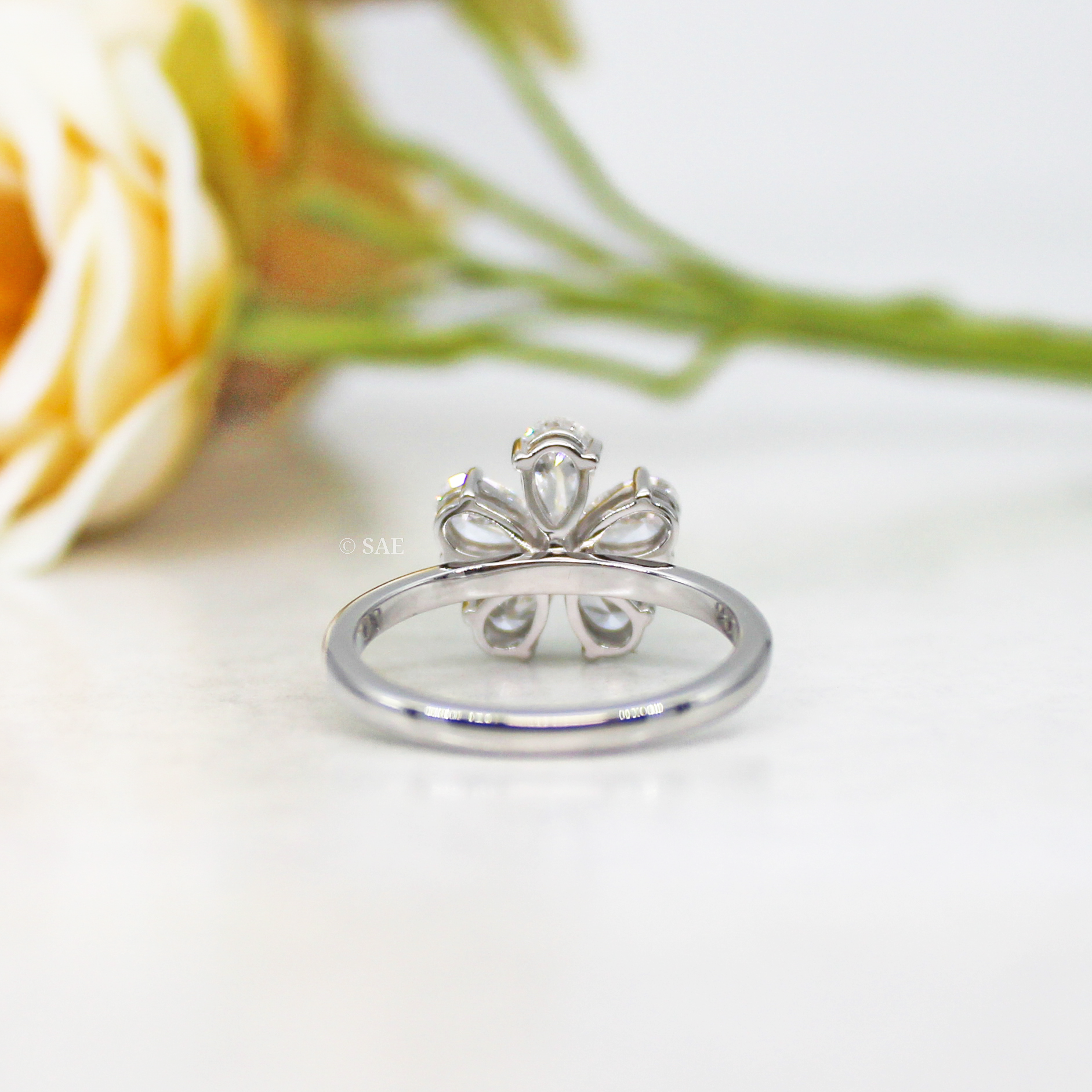 Pear Shape Diamond Ring
Flower shape Ring
Lab Grown Diamond Ring
Five Pear Shape Diamond Ring
Velentine Day Ring 
14k Gold Ring
Five Stone Flower Ring
Fancy Shape Diamond Ring
Gift for her
Engagement Ring
Wedding Ring
Diamond Ring
Diamond Jewelry