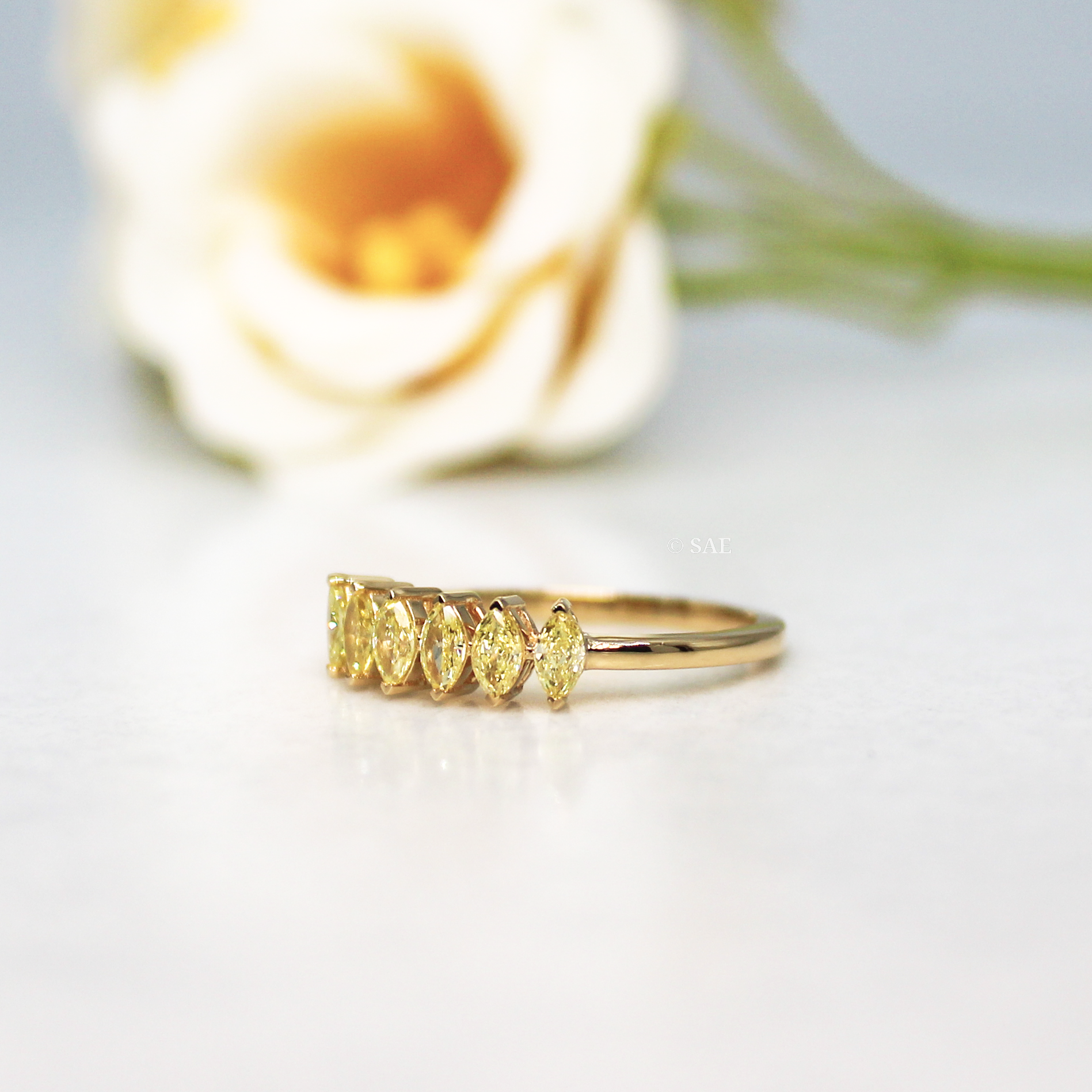 Marquise Diamond Ring
Yellow Marquise Diamond Ring
Fancy Yellow color Lab Diamond Ring
Fancy Shape Diamond Ring
Yellow Gold Ring
Lab Grown Diamond Ring
Yellow Color Diamond Ring
Engagement Ring
Wedding Ring
Promising Ring
Bridal Ring
Gift for her
Diamond Jewelry