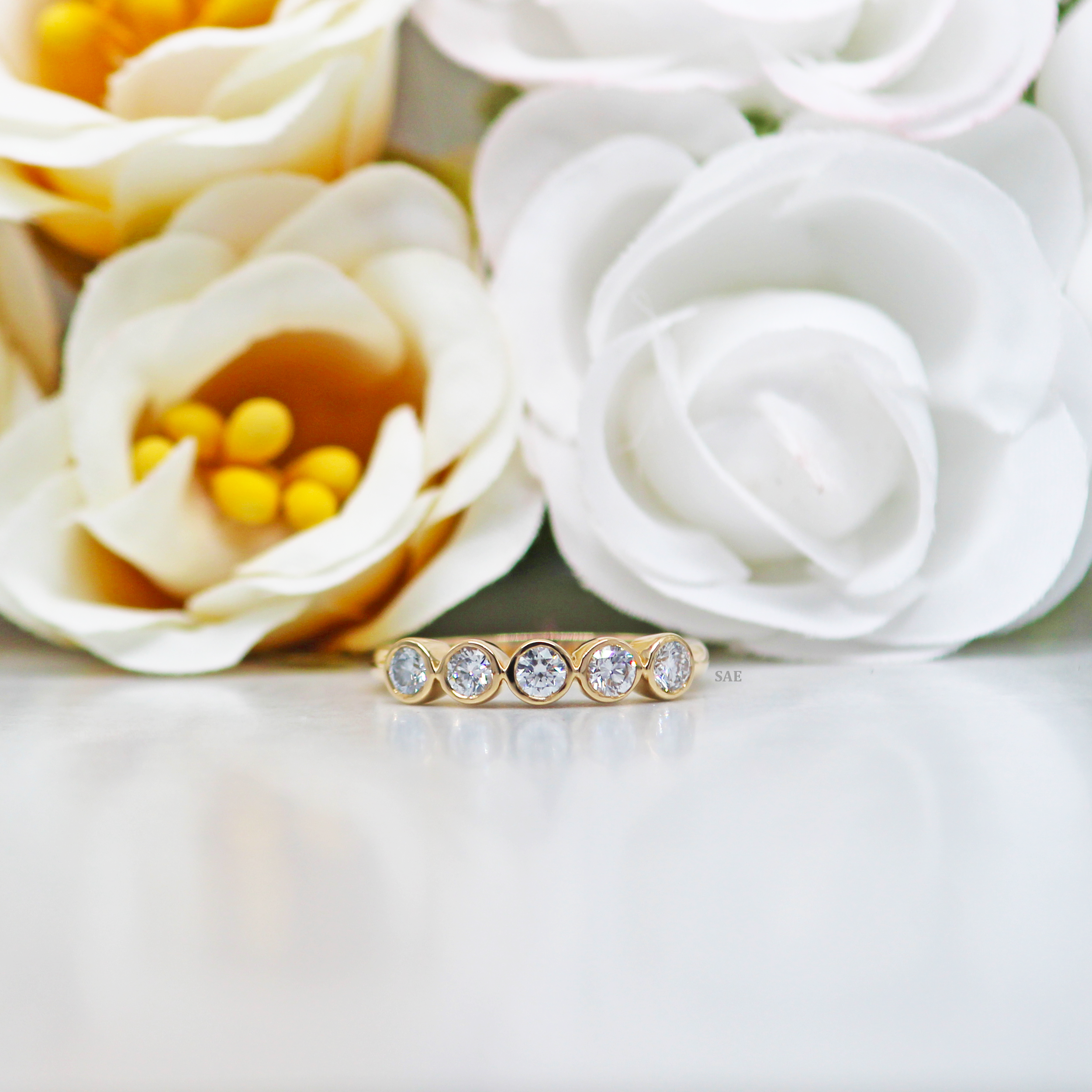 Bezel Set Diamond Band
Half Diamond Eternity Band
Round Diamond Band
Bezel Round Lab Diamond Band
Stackable Band
Five Stone Ring
Matching ring
Diamond Wedding Band
Lab Grown Diamond Band
Engagement Band
Lab Grown Diamond Ring
Round Diamond Eternity Band
Eternity Ring