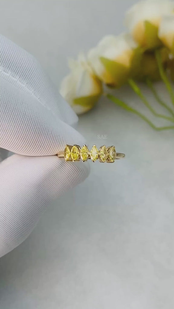 Marquise Diamond Ring
Yellow Marquise Diamond Ring
Fancy Yellow color Lab Diamond Ring
Fancy Shape Diamond Ring
Yellow Gold Ring
Lab Grown Diamond Ring
Yellow Color Diamond Ring
Engagement Ring
Wedding Ring
Promising Ring
Bridal Ring
Gift for her
Diamond Jewelry